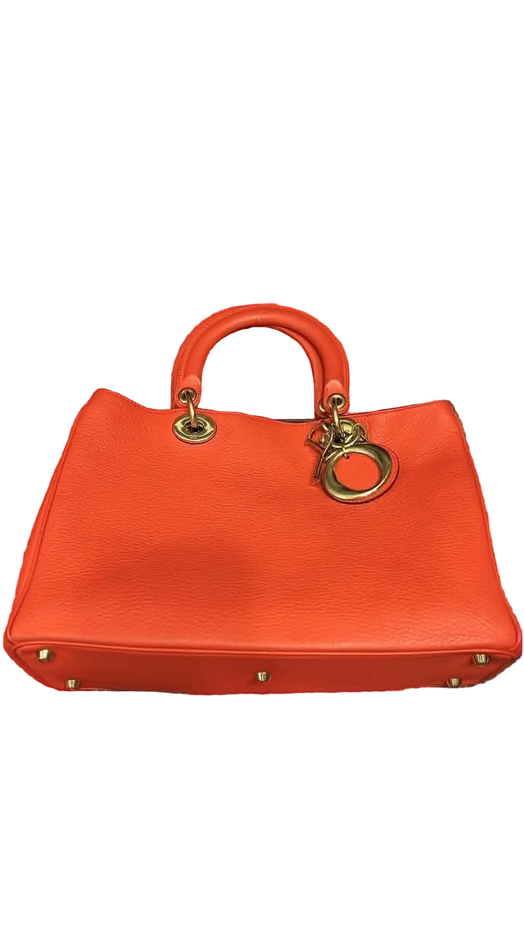 Christian Dior Diorissimo Grained Calfskin Tote Bag