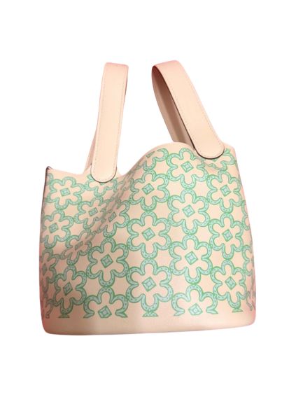 Hermès Picotin Lock 18 Lucky Daisy Printed Swift Leather Bucket Bag