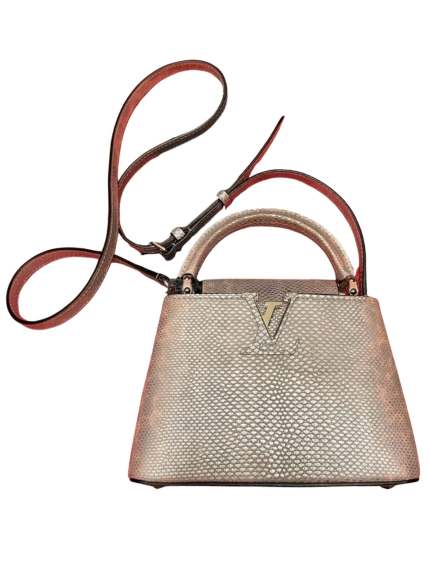 Louis Vuitton Capucines BB in Metallic Iridescent Python
