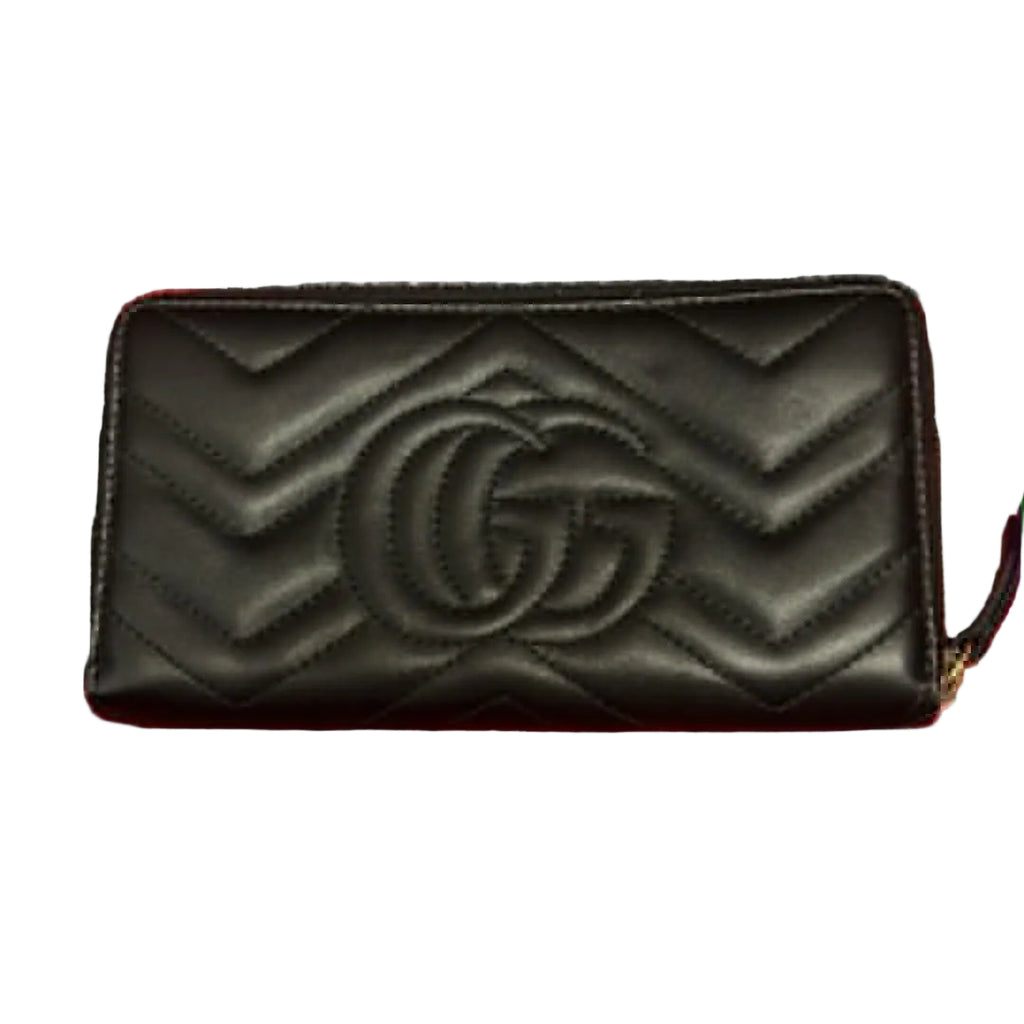 Gucci GG Marmont Matelassé Zip-Around Wallet