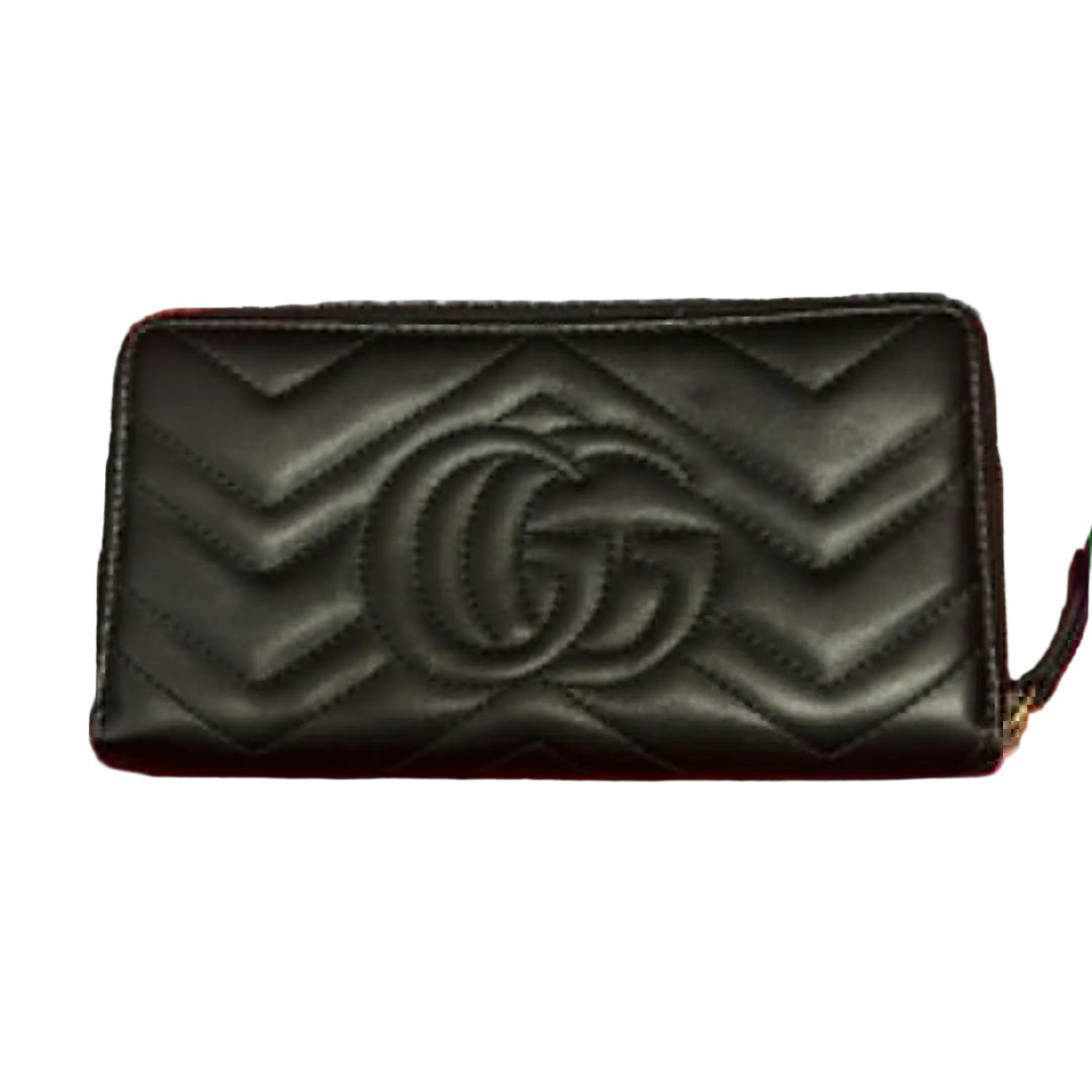 Gucci GG Marmont Matelassé Zip-Around Wallet