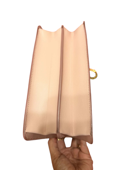 Salvatore Ferragamo Vintage Gancini Flap Chain Shoulder Bag in Light Pink