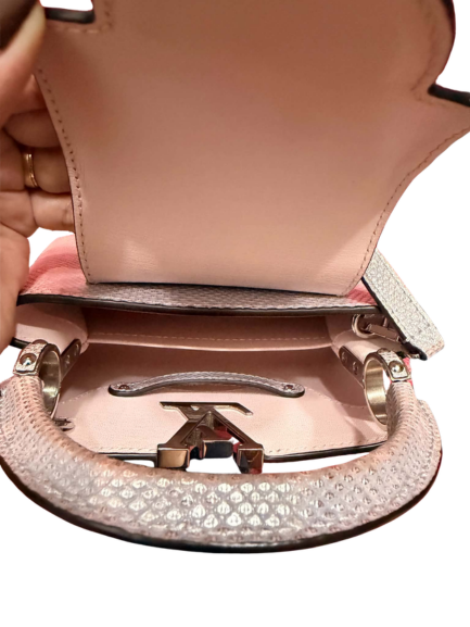 Louis Vuitton Capucines BB in Metallic Iridescent Python