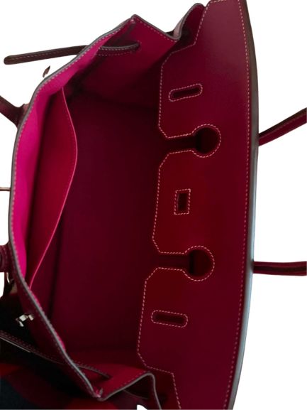 Hermès Birkin 35 in Crimson Red Leather with Gold Hardware