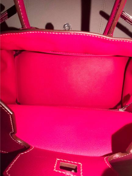Hermès Birkin 35 in Crimson Red Leather with Gold Hardware