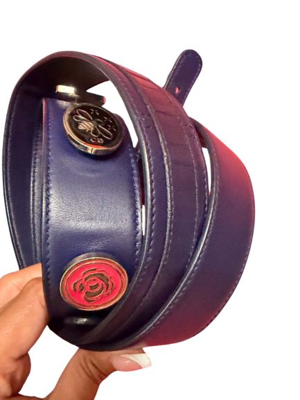 Lady Dior Medium Cannage Quilted Lambskin Bag in Dark Blue