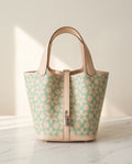 Hermès Picotin Lock 18 Lucky Daisy Printed Swift Leather Bucket Bag
