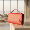 Louis Vuitton Coquelicot Epi Leather Cléry Pochette Bag
